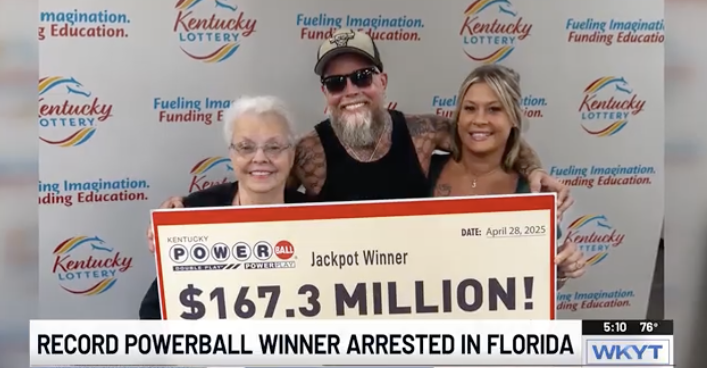 Lottery winner James Farthing